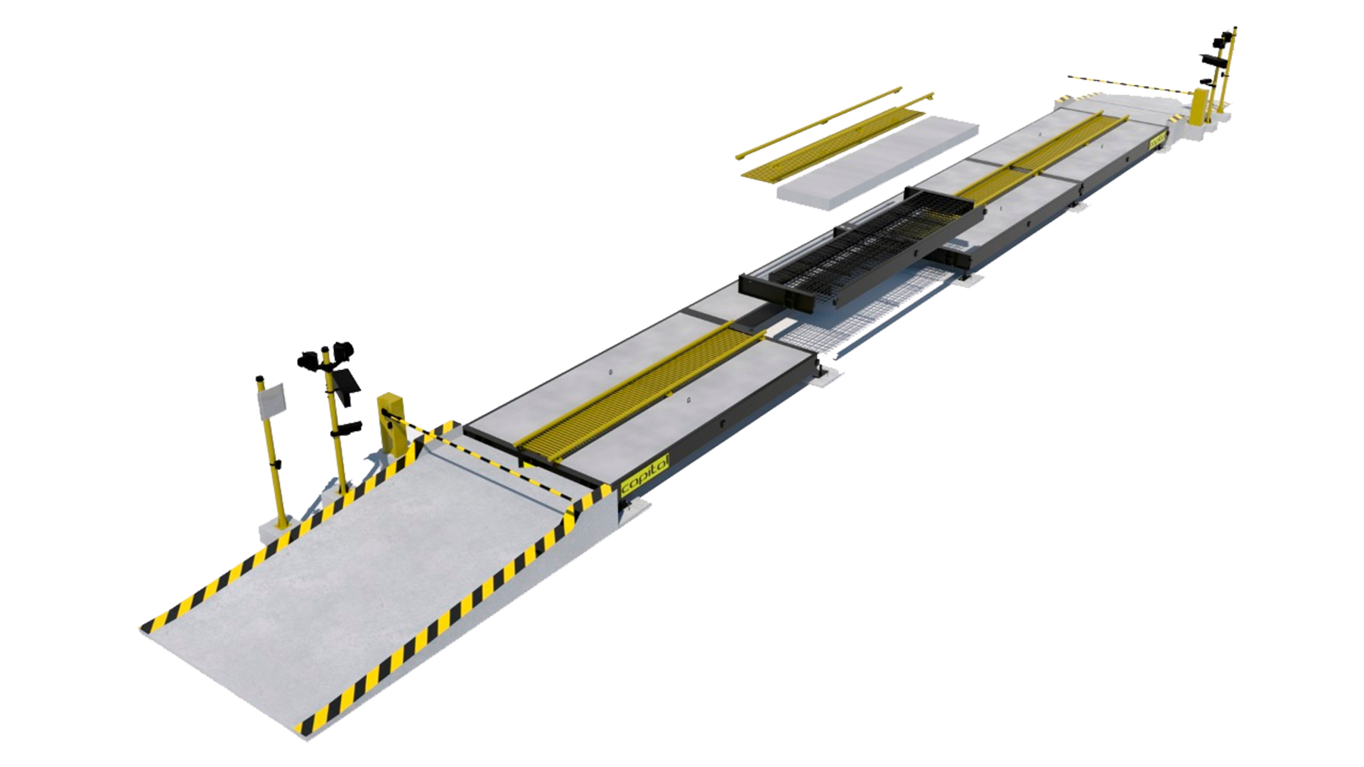 Balanças Rodoviárias Concreto Modular